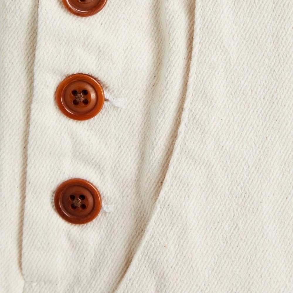 Alex Mill Cream Belted Jumpsuit - Picture 4 of 6
